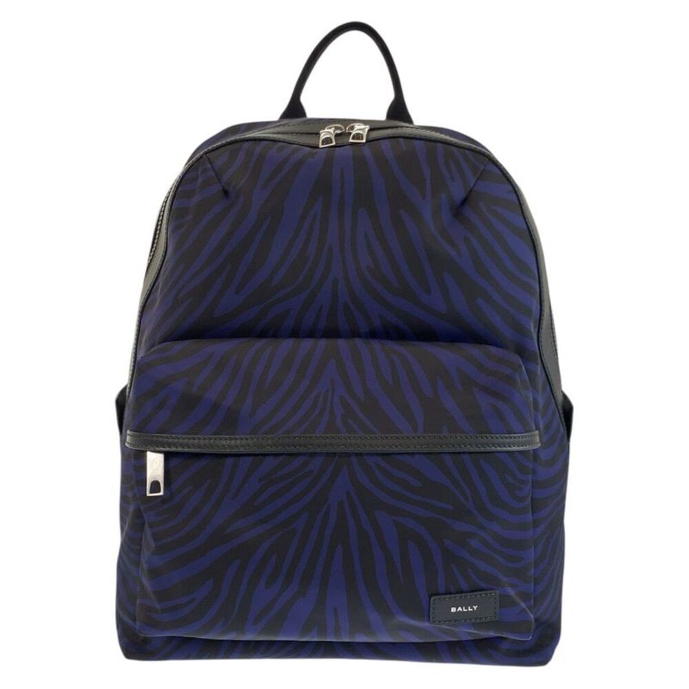 Bally Zebra Nylon Backpack